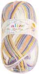 BELLATEX Baby Best Batik 100 g - 8104 fehér, sárga, lila, kék (13857)