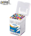 S-COOL Markere cu 2 capete, 6mm-3mm, 36 cul/set - S-COOL (SC1508)