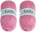 BELLATEX Lady NGM de luxe 100 g szett 2 db - 949 rózsaszín (14049)