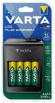 VARTA LCD Plug Charger+ Töltő + 4x AA 56706 2100 mAh