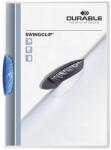 DURABLE Дълготрайна папка Swingclip A4 30 листа, синя, с клипс 226006 (226006)