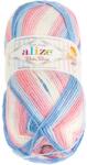 BELLATEX Baby Best Batik 100 g - 7935 fehér, rózsaszín, kék (13860)