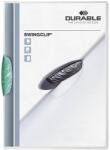 DURABLE Дълготраен Swingclip A4 30 листа тъмнозелена папка с клипс 226032 (226032)