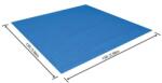 Bestway 58002 Квадратна подложка Flowclear 396 x 396 см за надземни басейни до Ø 366 см (58002)