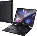 Choetech Wireless Keyboard Stand Case BH-015 - кейс, клавиатура, тракпад и поставка за iPad Pro 12.9 M1 (2021), iPad Pro 12.9 (2020), iPad Pro 12.9 (2018) (черен)