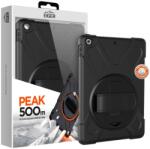 Eiger Peak 500m Case - удароустойчив хибриден кейс от най-висок клас за iPad 5 (2017), iPad 6 (2018) (черен)