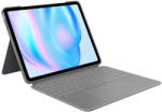 Logitech Combo Touch US - безжична клавиатура с тракпад и отделящ се кейс с поставка за iPad Air 13 (2024), iPad Air 13 (2025) (сив)