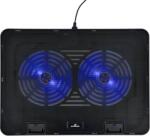 BLUESTORK Охлаждаща подложка за преносими компютри до 17" - NB-COOLER-ONE (LED, 2xUSB-A) (NB-COOLER-ONE)