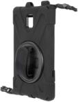 4smarts Rugged Tablet Case Grip - удароустойчив калъф с лента за врата за Samsung Galaxy Tab Active 3 (черен)