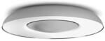 Philips Still Hue Ceiling Lamp - комплект таванна лампа с бяла светлина и ключ за димиране за безжично управляемо осветление за iOS и Android устройства (сребр