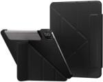 SwitchEasy Origami Case - полиуретанов кейс и поставка за iPad Pro 11 M1 (2021), iPad Pro 11 (2020), iPad Pro 11 (2018), iPad Air 4 (2020) (черен)