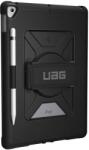 Urban Armor Gear Gear Metropolis Handstrap Case - удароустойчив хибриден кейс от най-висок клас за iPad 7 (2019), iPad 8 (2020) (черен) (bulk)