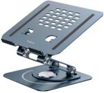 Baseus UltraStable Pro Laptop Stand - регулируема алуминиева поставка за MacBook и лаптопи от 11 до 17 инча (тъмносив)