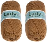 BELLATEX Lady NGM de luxe 100 g szett 2 db - 946 barna (14047)