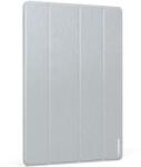 TUNEWEAR Brushed Metal Look Shell Case - кожен калъф и поставка за iPad Pro 12.9 (2015) (сребрист)