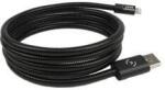 Fuse Chicken Titan Black Plus - стоманен Lightning кабел за iPhone, iPad, iPod с Lightning порт (1.5 метра)