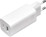 Xiaomi Mi GaN Travel Charger 65W - захранване за ел. мрежа за лаптопи, смартфони и таблети с USB-A и USB-C изходи и с технология за бързо зареждане и USB-C към USB-C ка