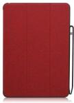 Prodigee Expert Case - кожен калъф, тип папка и поставка за iPad Pro 12.9 (2015), iPad Pro 12.9 (2017) (червен)