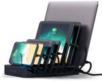 Satechi Multi Dock 7 Port USB Station - док станция със 7 x USB гнезда за зареждане за таблети и смартфони (черен)