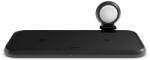 ZENS Aluminium Dual Apple Watch (with cable) Wireless Charger ZEDC14B/00 - двойна станция за безжично зареждане на Qi съвместими устройства, Apple Watch и допълнителен USB порт (чер