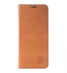 JT BERLIN BookCase Tegel Case - хоризонтален кожен (естествена кожа) калъф тип портфейл за iPhone 11 (кафяв)