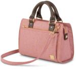 Moshi Lula Lightweight Nano Crossbody Bag - стилна и луксозна чанта с отделение за таблети до 8 инча (розов)