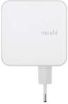 Moshi ProGeo USB-C Wall Charger with USB Port (42W) - захранване за ел. мрежа с USB-A изход и USB-C изход (бял)