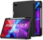 ESR Rebound Pencil Case - полиуретанов калъф с поставка и отделение за Apple Pencil 2 за iPad Pro 12.9 (2020), iPad Pro 12.9 (2018) (черен)
