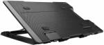 Zalman ZM-NS2000 Notebook Cooler Stand 17 - охлаждаща ергономична поставка за Mac и преносими компютри до 17 инча (черен)