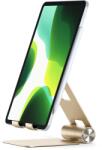 Satechi R1 Aluminum Foldable Stand - сгъваема алуминиева поставка за мобилни телефони, таблети и лаптопи до 12 инча (златист)