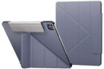 SwitchEasy Origami Case - полиуретанов кейс и поставка за iPad Pro 11 M1 (2021), iPad Pro 11 (2020), iPad Pro 11 (2018), iPad Air 4 (2020) (син)