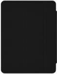 Macally Stand Case - полиуретанов калъф с поставка за iPad 10 (2022) (черен)