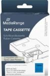 MediaRange Benzile etichete Mediarange 12mm 7m adeziv laminat permanent negru pe albastru (mrdy45016)