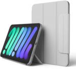 elago Smart Folio Clasp Case - магнитен полиуретанов кейс с поставка за iPad mini 6 (2021) (сив)