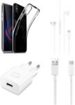 Huawei P20 EU Box Kit - оригинална кутия с оригинални аксесоари на Huawei (захранване, слушалки, кабел и калъф) (bulk)