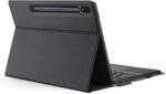 Dux Ducis Wireless Touchpad Keyboard Case - полиуретанов калъф, клавиатура, тракпад и поставка за Samsung Galaxy Tab S7, Galaxy Tab S8 (черен)