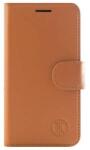 JT BERLIN LeatherBook Style Case - хоризонтален кожен (естествена кожа) калъф тип портфейл за Samsung Galaxy A3 (2017)(кафяв)