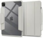Spigen Air Skin Pro Hybrid Case - полиуретанов калъф с отделящ се кейс и поставка за iPad Pro 11 (2024) (сив-прозрачен)