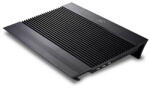 Deepcool N8 Laptop Cooling Stand With Two 14 cm Fans - охлаждаща ергономична поставка за Mac и преносими компютри (черен)
