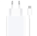  Xioami Travel USB-A Charger Combo 120W - захранване за ел. мрежа за лаптопи, смартфони и таблети с USB-A изход с технология за бързо зареждане и USB-C кабел (бял)