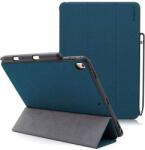 Prodigee Expert Case - кожен калъф, тип папка и поставка за iPad Air 3 (2019), iPad Pro 10.5 (2017) (син)