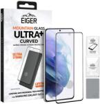 Eiger Mountain Glass Ultra Plus Tempered Glass - калено стъклено защитно покритие с извити ръбове за дисплея на Samsung Galaxy S21 Plus (прозрачен)