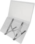 4smarts Foldable Aluminium Stand for Laptops - сгъваема алуминиева поставка за MacBook и лаптопи до 17 инча (сребрист)