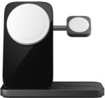 Nomad Stand One Max 3in1 MagSafe Qi Charger 15W - тройна поставка (пад) за безжично зареждане за iPhone с Magsafe, Apple Watch и AirPods (черен)
