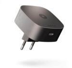ZENS Essential Series Magnetic Wireless Wall Charger 33W - захранване за ел. мрежа с USB-C изход и вградена поставка (пад) за безжично зареждане за iPhone с MagSafe (сив)