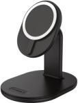 Otterbox Magnetic Wireless Phone Charging Stand 15W - поставка (пад) за безжично зареждане за iPhone с Magsafe (черен)