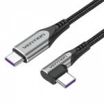 Vention USB 2.0 C M (Right Angle) to C 5A Vention Cable (Gray)