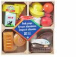 Spin Master Set de joacă Melissa & Doug Sturdy Wooden Food Set 2 Ani+ (681147005174)