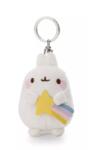 NICI NICI, Molang a nyuszi csillaggal plüss kulcstartó, 8 cm (62212)