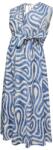 Mamalicious Rochie gravide fără mâneci, lunga alb-bleu crud/albastru (14E52A)